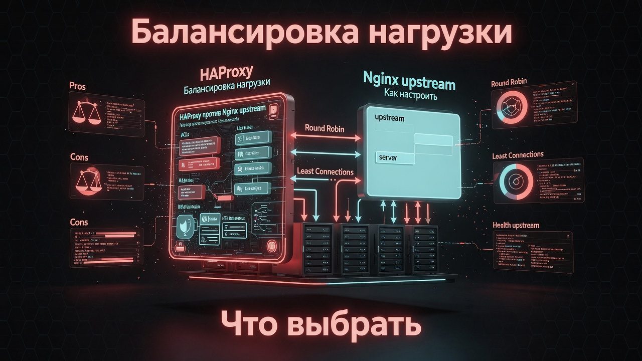 Балансировка нагрузки: HAProxy против Nginx upstream — что выбрать и как настроить