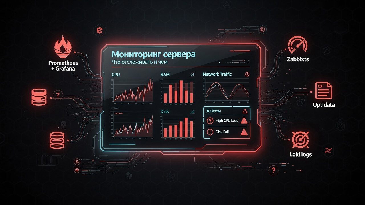 Мониторинг сервера — что отслеживать и чем
